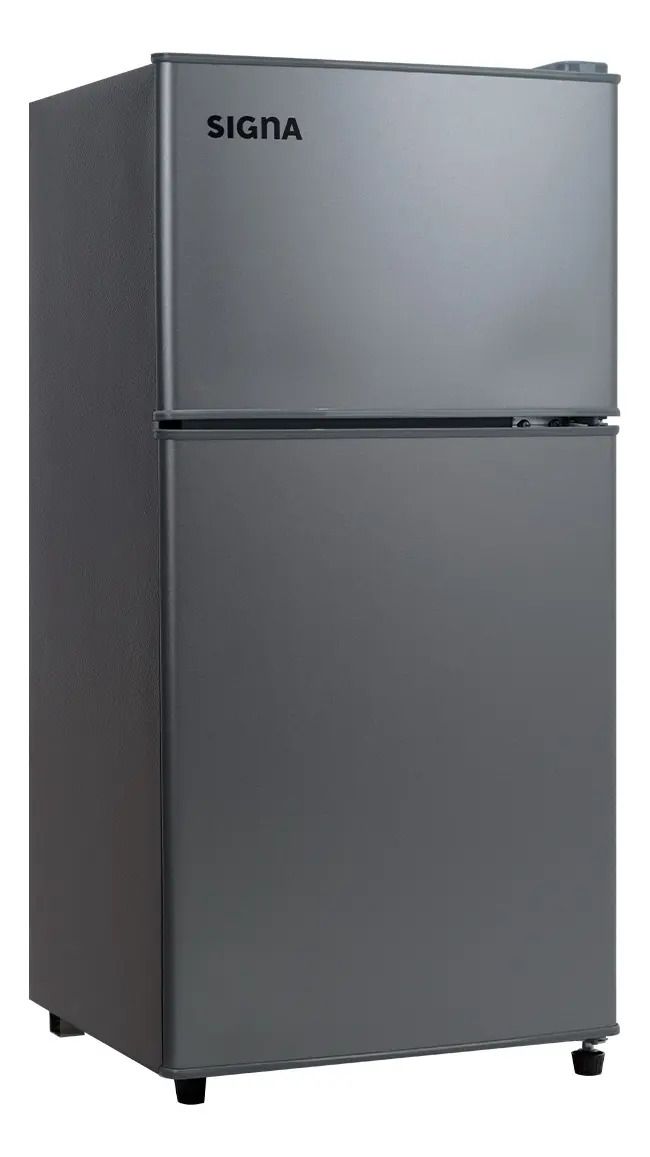 Refrigerador Frigobar Congelador 2 Puertas 86l 3 Pies Color Gris - Oferta en Mercado Libre